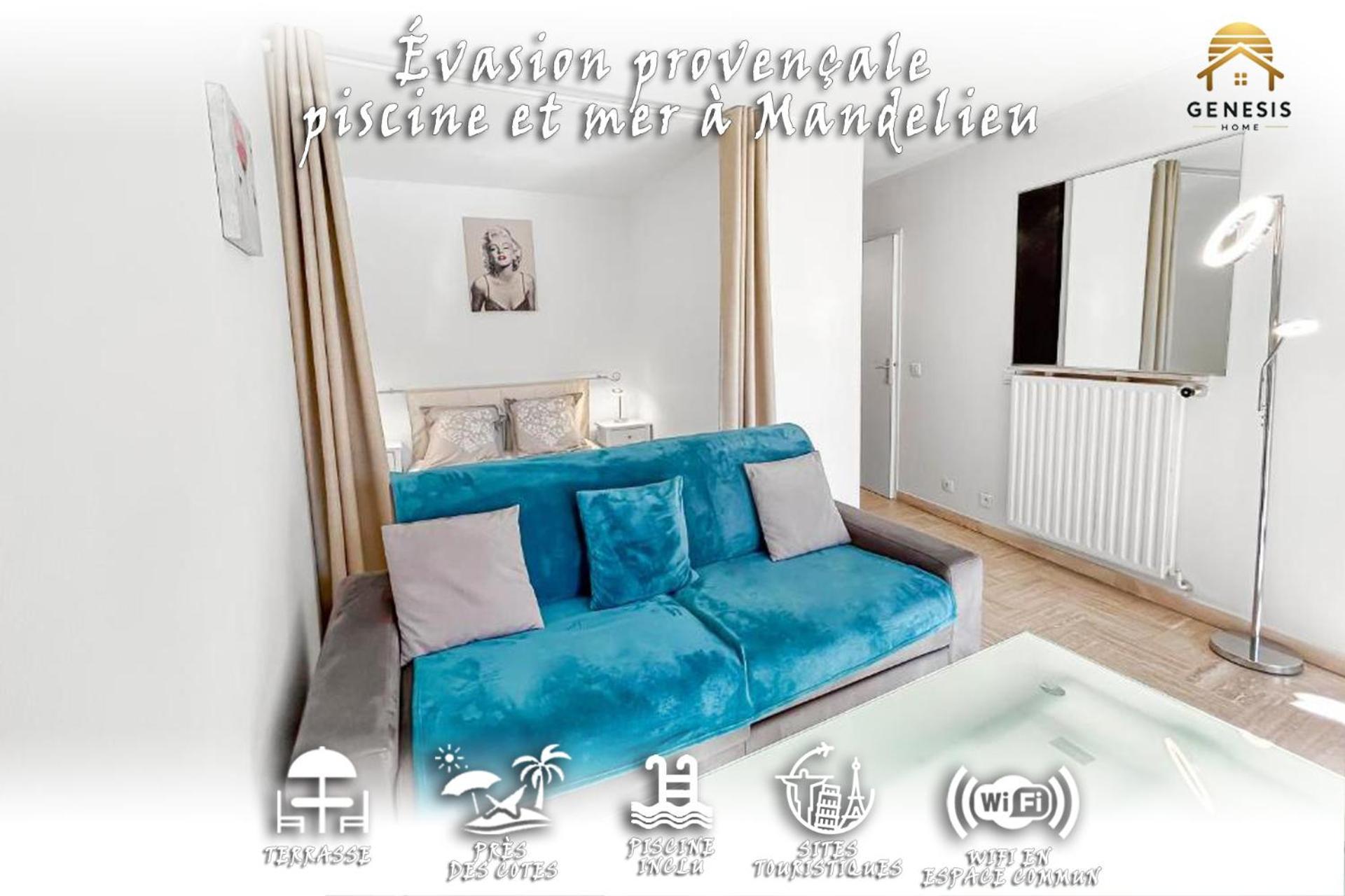 Evasion Provencale - Piscine Et Mer A Mandelieu Exteriér fotografie