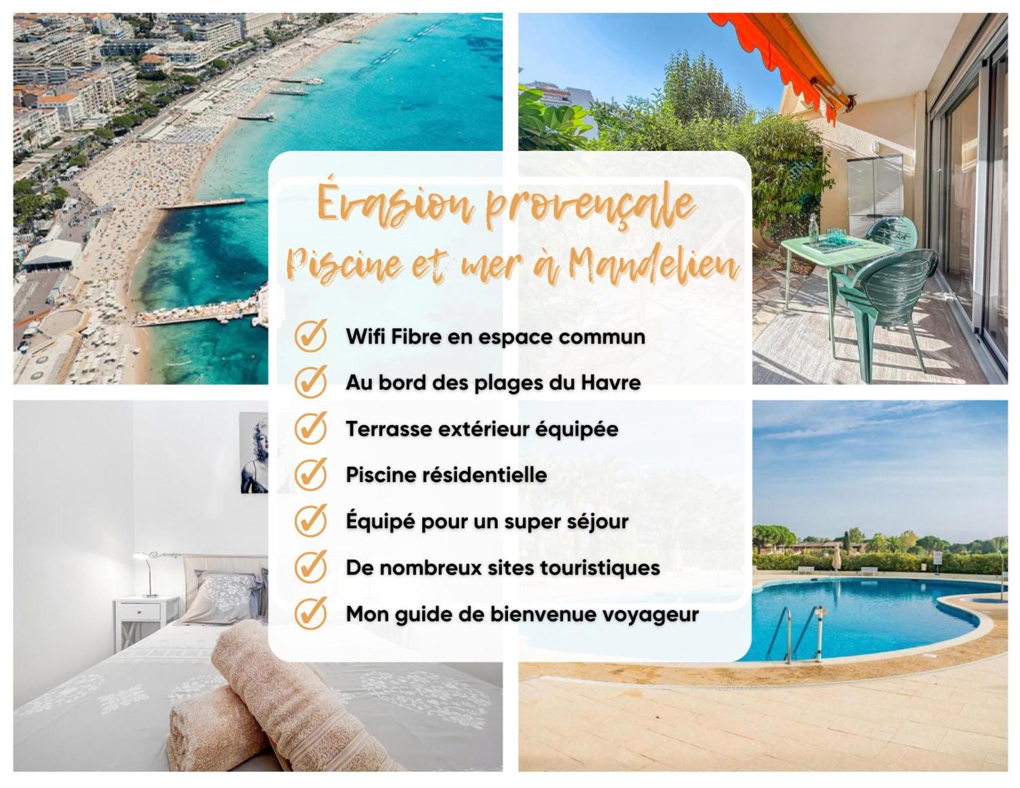Evasion Provencale - Piscine Et Mer A Mandelieu Exteriér fotografie